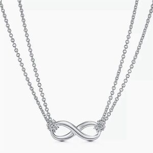 Tiffany Silver Infinity Necklace